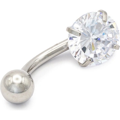 Brunoshop.cz piercing do pupíku TŘPYTIVÁ ELEGANCE C0012