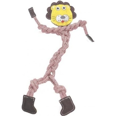 animALL Hračka Mr.Roper Lev kůže+lano 47 cm/9 mm