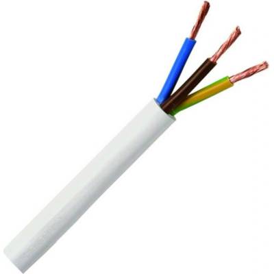 H05VV-F 5G0,75 weiss el. kábel hadicový H05VV-F 5 G 0.75 mm² 100 m