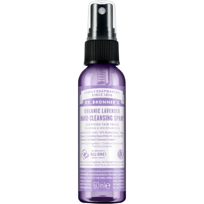 Dr Bronner's dezinfekčný bio sprej na ruky Lavender 59 ml
