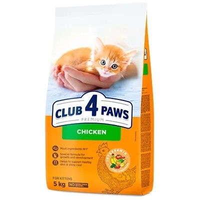 Club 4 Paws pre mačiatka Kuracie Mäso 5 kg
