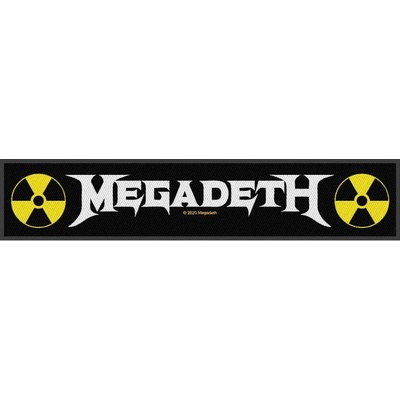Megadeth – Logo (Super Strip Patch · sew-on) (Nášivka)