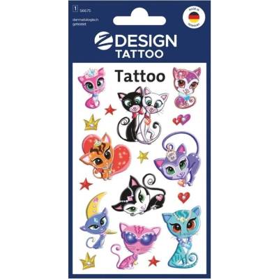 CreativeToys Avery Z-Design dětské tatoo Kočky 56875