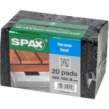 SPAX DISTANČNÍ PODLOŽKY 100×100×8 mm, BALENÍ / 20 ks