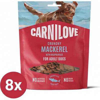 Carnilove Dog Crunchy Snack Mackerel with Raspberries 8 x 200 g