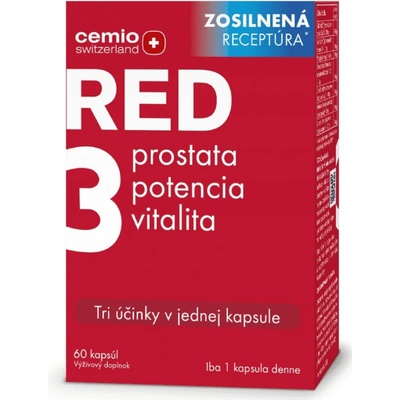 Cemio RED3® 60 kapsúl zosilnená receptúra 2024