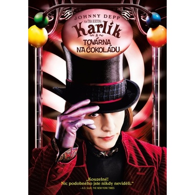karlík a továrna na čokoládu DVD
