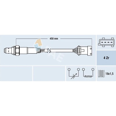 Lambda sonda FAE 77433
