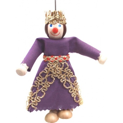 Gerlich Odry loutka královna Alžběta 12 cm