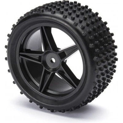 Himoto Gumy nalepené Buggy 1:10 přední 2 ks Černé