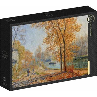 Grafika Francis Picabia Banks of the Loing jesenné ráno v Morete 1904 1000 dielov