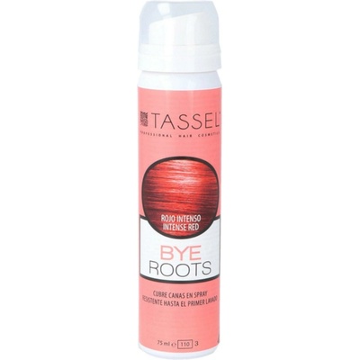 Sprej na zakrytie odrastov Tassel Cosmetics Bye Roots - 75 ml, intenzívny červený (07277/57)