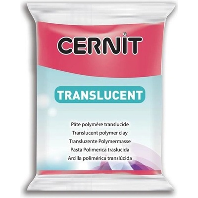 CERNIT Modelovací hmota TRANSLUCENT tmavě červená 56 g