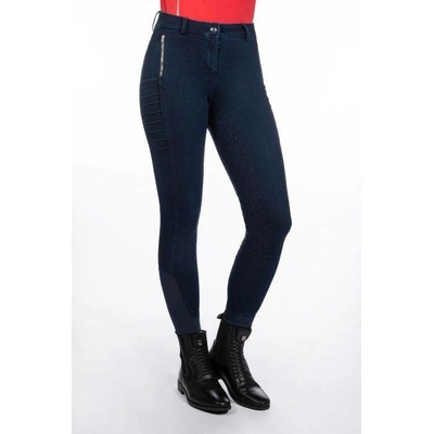 HKM Dámské rajtky Aruba Denim fullgrip tmavě modrá – Hledejceny.cz