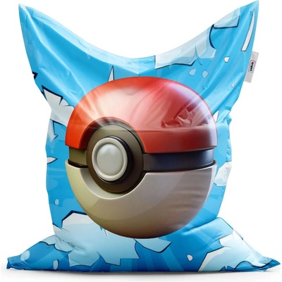 Sablio sedací vak Pokemon ball Obloha 150x100 cm