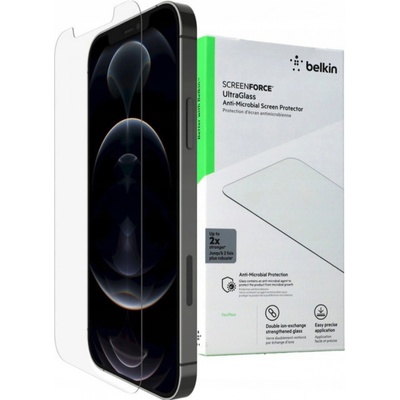 Belkin ScreenForce UltraGlass anti-microbial iPhone 12/12 Pro OVA037zz – Hledejceny.cz