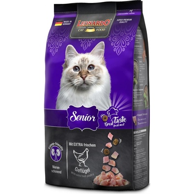 LEONARDO Senior suché krmivo pro starší kočky 1,8 kg