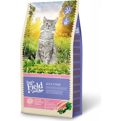 Sams Field Cat Adult Fish superprémiové granule Sam's Field 7,5 kg
