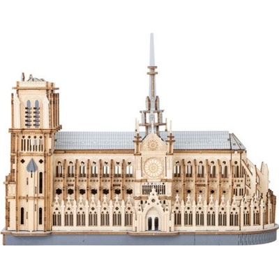 ROBOTIME Rowood 3D dřevěné puzzle Katedrála Notre-Dame 330 ks
