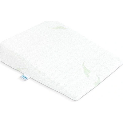 Sensillo Kojenecký polštář - klín bílý Luxe s Aloe Vera do kočárku 30x38