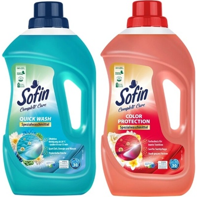Sofin prací gel Quick Wash + Color 2 x 1,1 l 30 PD