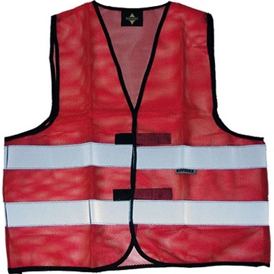 Korntex Thessaloniki reflexná sieťovaná vesta KX502 Red