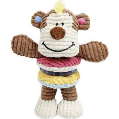 Ebi plyšová opica s pískatkom a krúžkom 16 x 19 cm