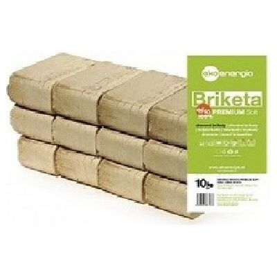 Ekobrik hard brikety tehlové 10 kg