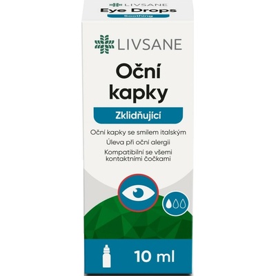 Livsane Oční kapky zklidňující 10 ml – Hledejceny.cz