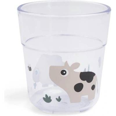 DONE BY DEER Velká sklenička Tiny farm písková 180 ml