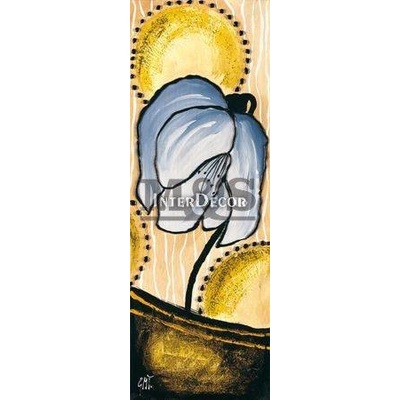 Abstraktní květy 1 deska 25x70