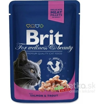 Brit Premium Cat Adult Salmon and Trout 100 g