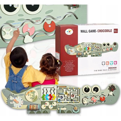 Derrson montessori board Krokodýl šedý