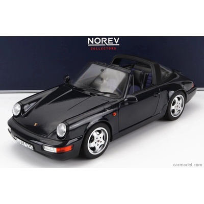 Norev Porsche 911 964 Carrera 4 Targa 1991 1:18 Modrá