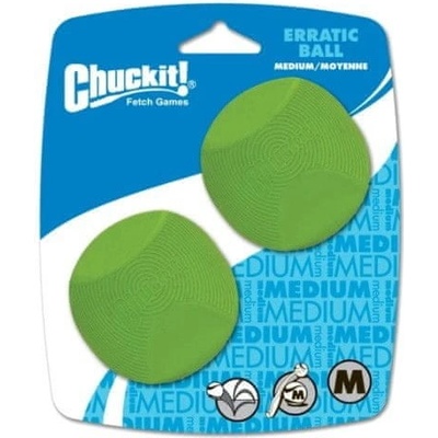 Chuckit! lopty Erratic Medium 6,5 cm 2 ks