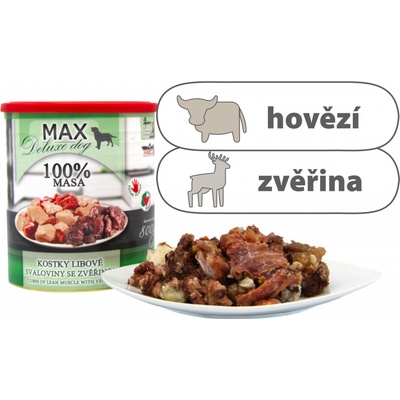 Sokol Falco Max Deluxe Dog Adult kostky libové svaloviny se zvěřinou 800 g