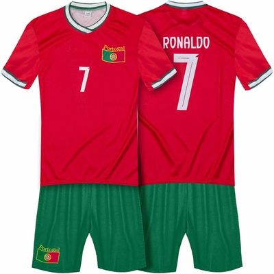 dresyonline dres Ronaldo Portugalsko komplet JR červený