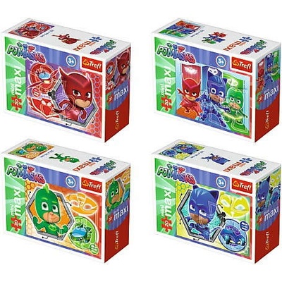 Trefl 56011 PJ Masks mini 4 x 20 dílků