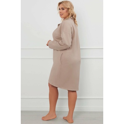 Italian Fashion dámský župan GRAFI dl.ruk. béžová – Hledejceny.cz