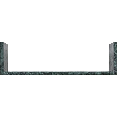 House Doctor Police z mramoru Green 50 cm, zelená barva, mramor