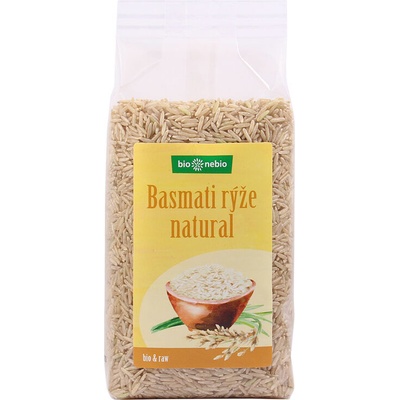 BioNebio Basmati rýže natural, BIO, Indie 0,5 kg