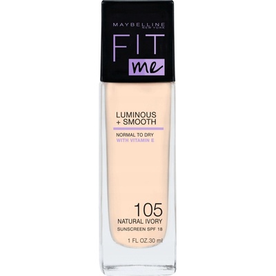 Maybelline FIT me Make-up SPF18 Přirozený make-up 105 Natural Ivory 30 ml