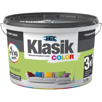 HET KLASIK COLOR interiérová farba 4 kg zelená limetková (0597)