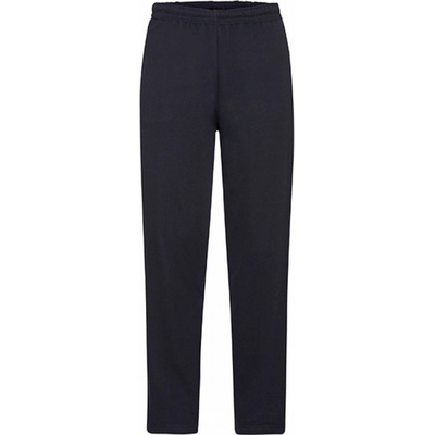 Fruit of the Loom tepláky v rovném střihu s otevřeným lemem námořní tmavá F481 modrá