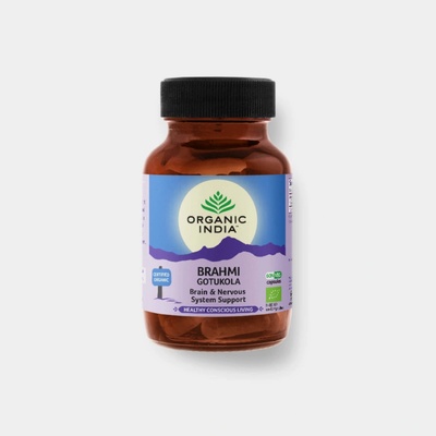 Organic India Brahmi GotuKola BIO 60 kapslí