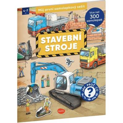 Ella&Max Můj první samolepkový sešit – Stavební stroje