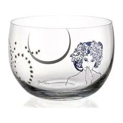 Crystalex Mísa na ovoce Alfons Mucha Moon 20 cm