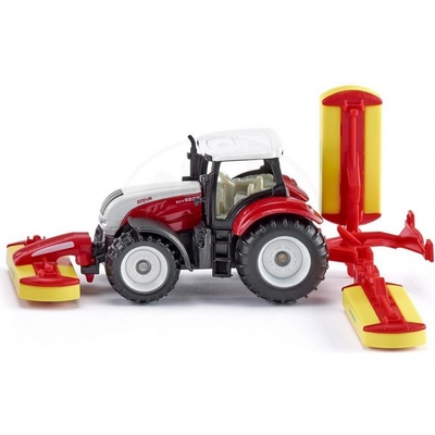 Siku Traktor Steyr se sekacími nástavci 1:87