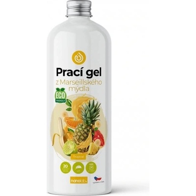 Nanolab Marseillské mydlo prací gél na citlivú pokožku Tropical 1 l