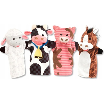 Melissa & Doug Loutky vícebarevné látkové 4 ks